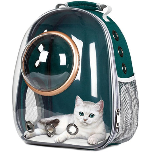 JMT-640138 Transparent Cat Carrier Bag with Ventilated Design