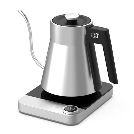 JMT-640906 Electric Gooseneck Kettle with Thermostat Control, 1500W Power, 1.8L Capacity, Plastic Material, Automatic Shut-Off
