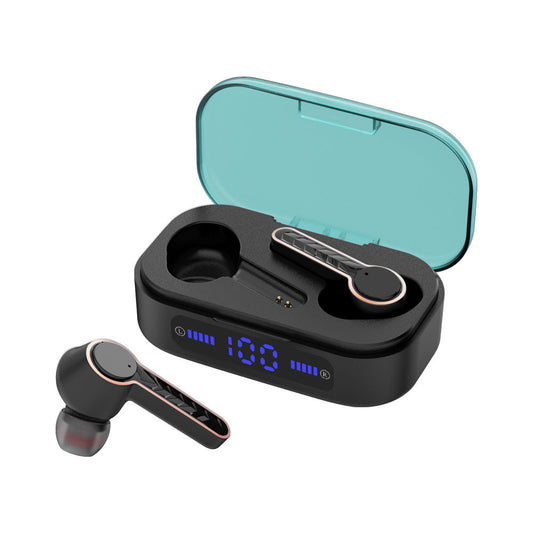 JMT-672074 True Wireless Stereo Mini Earphones with Bluetooth 5.0 and Multifunctional Features