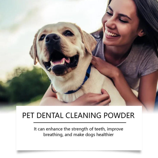 JMT-696202 Dog Tooth Cleaning Powder for Tartar Removal and Breath Freshening