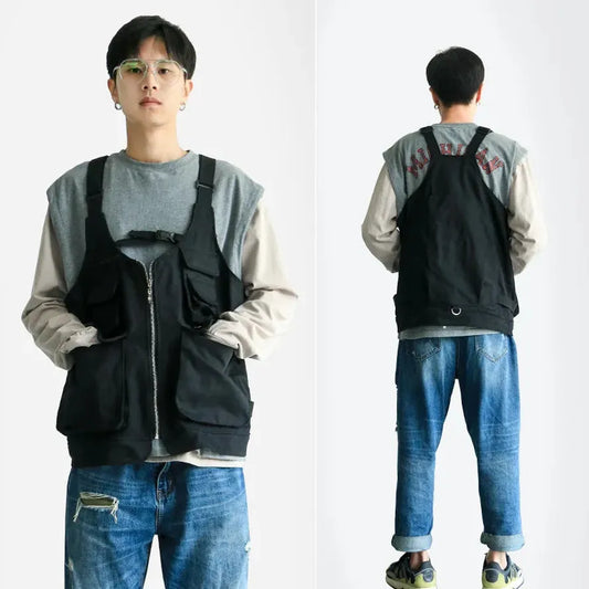 JMT-700618 Multifunctional Outdoor Apron Vest for Camping, Fishing, Gardening, and More