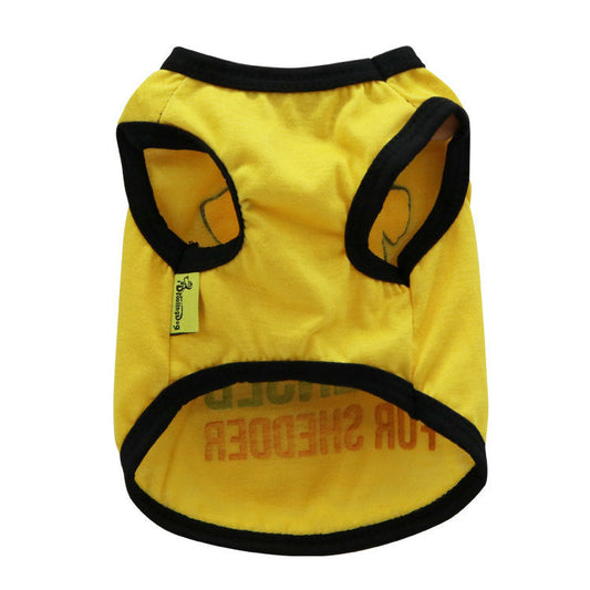 JMT-715146 Lightweight Breathable Vest for Small Dogs in Yellow, Royal Blue, and Sky Blue