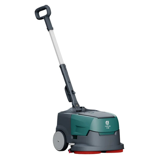 JMT-715850 Compact Hand Push Mini Walk Behind Floor Scrubber for Efficient Cleaning