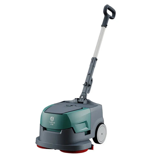 JMT-715850 Compact Hand Push Mini Walk Behind Floor Scrubber for Efficient Cleaning