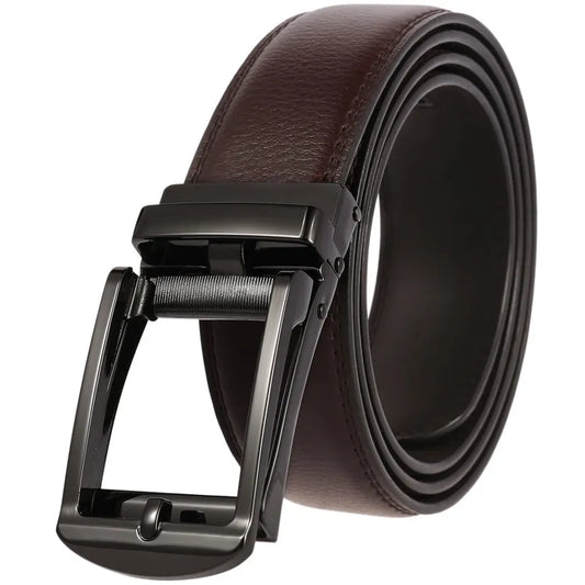 JMT-718282 3.5cm Automatic Flip Closure Buckle Belt for Men