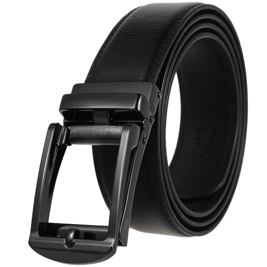 JMT-718282 3.5cm Automatic Flip Closure Buckle Belt for Men