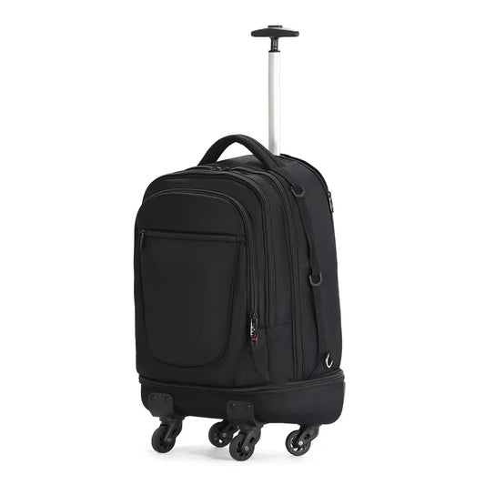 JMT-735370 Large Capacity Rolling Backpack with Trolley Wheels for Business Travel
