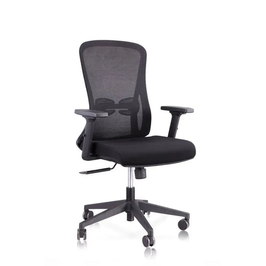 JMT-758794 Ergonomic Adjustable Mesh Office Chair with Swivel Function and High-End Lift Mechanism