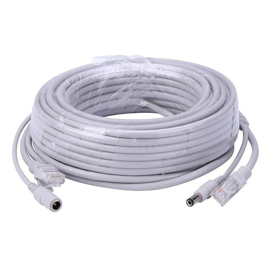 JMT-766282 Two-in-One CAT 5 Network Cable with Power Extension - 5M/10M/20M/30M Length Options