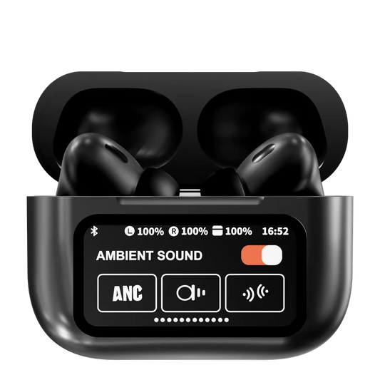 JMT-781258 A9Pro Touch Screen True Wireless Earbuds with ANC and ENC, Bluetooth 5.4 Technology