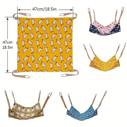 JMT-792138 Breathable Multi-Color Cotton Hemp Cat Hammock for Hanging Nest in Pet Cage