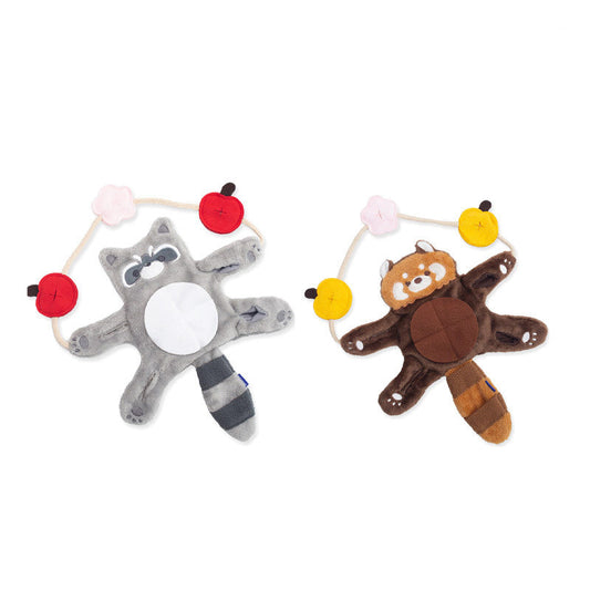 JMT-793098 Interactive Plush Teddy Bear Toy for Small Dogs - Teeth Grinding and Solitude Comfort with Hidden Treats