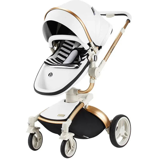 JMT-807114 Comfortable Large Space Foldable Baby Walker Chariot with PU and Aluminium Alloy Frame