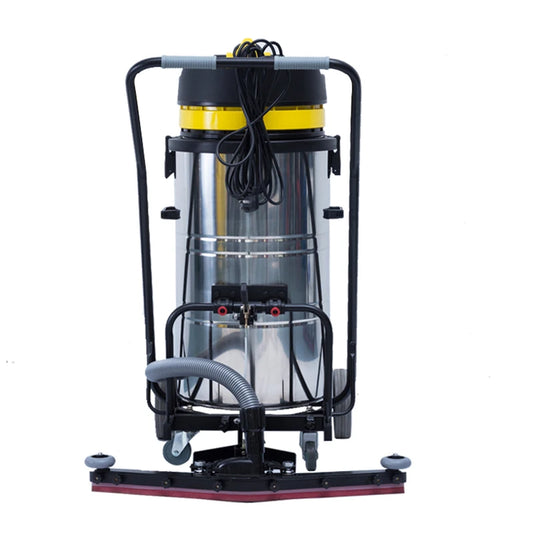 JMT-808394 Heavy-Duty 80L Wet and Dry Vacuum Cleaner with Silent Motor and Back Floor Squeegee