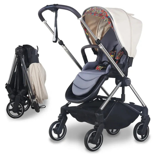 JMT-810250 Reversible Luxury Baby Stroller with Aluminium Frame and Foldable Design