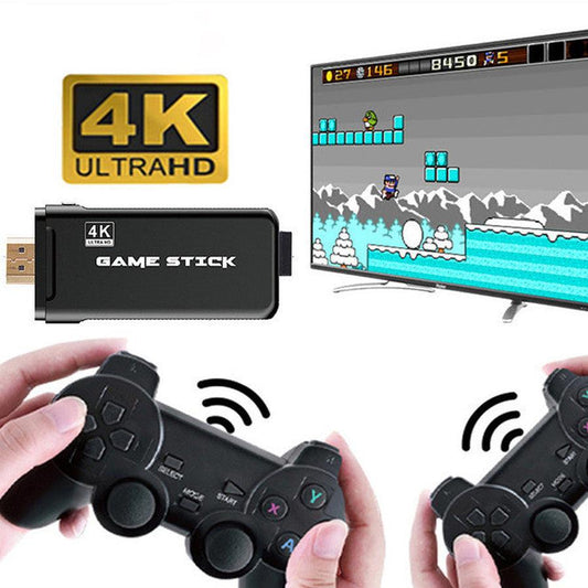 JMT-825354 Wireless HDMI Game Console with Dual Controllers and 32GB Storage for RPG Games, Open Source System, Compatible with TV