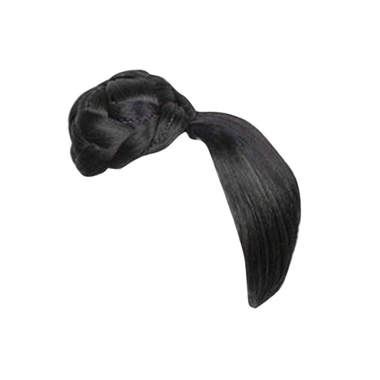 JMT-858186 Imported High-Temperature Silk Chemical Fiber Retro Hair Bag with Rose Net Design