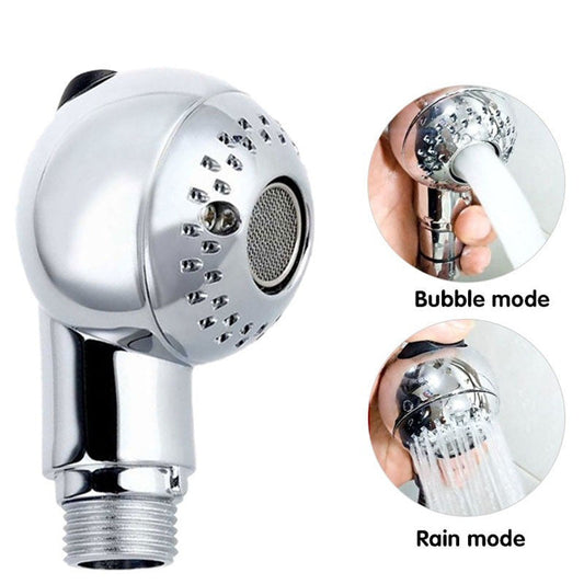 JMT-860042 Non-Pressure Handheld Shower Head for Gentle Washing of Pets and Babies, Easy Installation, ABS Plastic, Silver