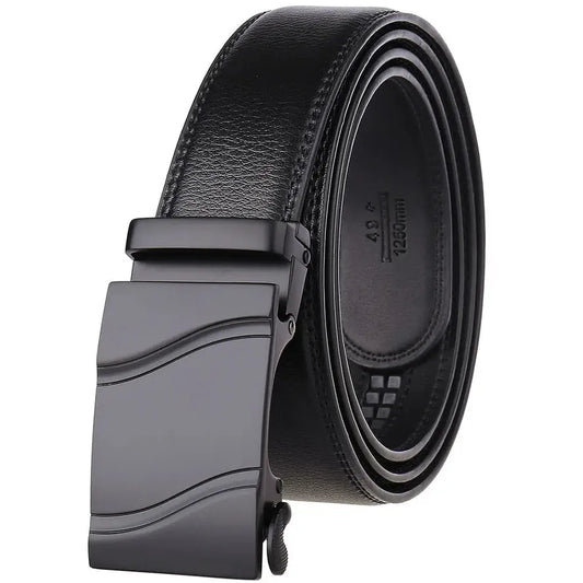 JMT-865162 Genuine Leather Automatic Men's Belt - Model LY36-21702-1