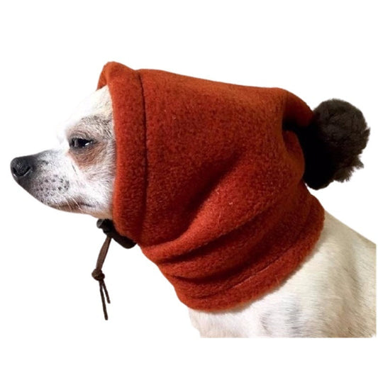 JMT-878986 Warm Shaker Velvet Pet Hat with Adjustable Drawstring - Winter Cap for Pets in Sizes S, M, L, XL