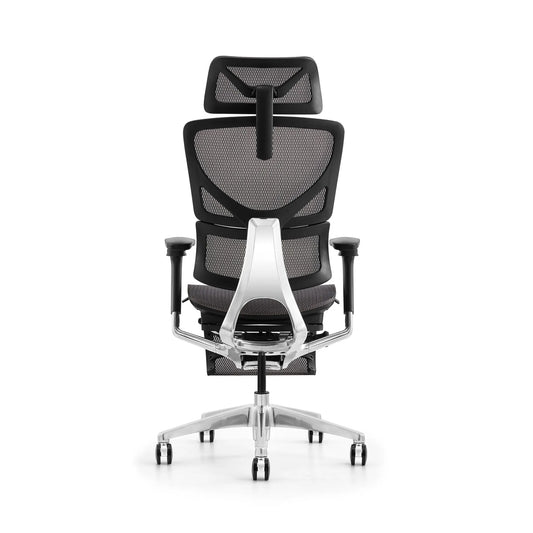 JMT-892170 Ergonomic High Back Mesh Swivel Office Chair with Footrest – Modern Executive Design