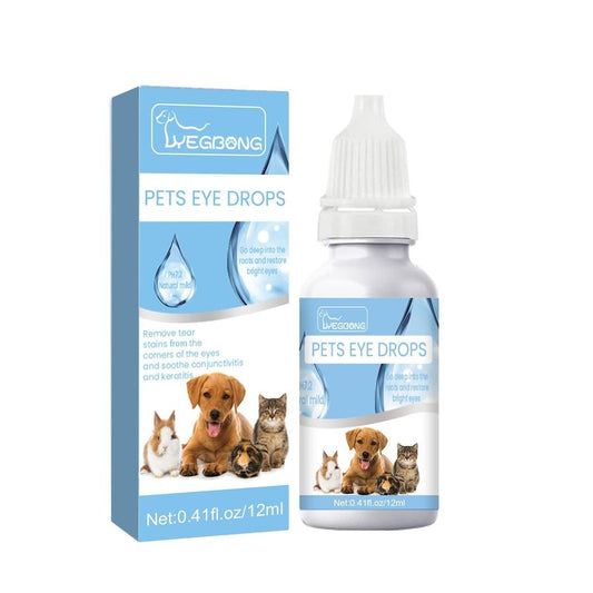 JMT-892810 Pet Eye Drops with Vitamin B6 and Taurine for Relief of Red, Itchy Eyes and Conjunctivitis in Cats and Dogs