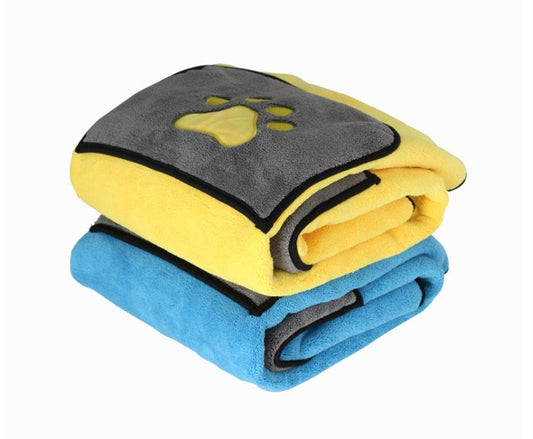 JMT-902090 Super Absorbent Dual-Sided Pet Bath Towel - Fast Drying 800g Microfiber Fiber