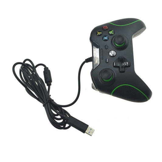 JMT-906698 Wired Game Controller for Xbox One and PC with 2M Cable and Enhanced Button Layout