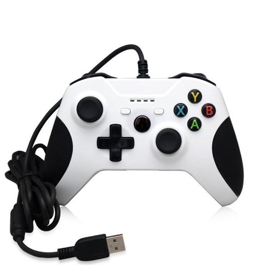 JMT-906698 Wired Game Controller for Xbox One and PC with 2M Cable and Enhanced Button Layout