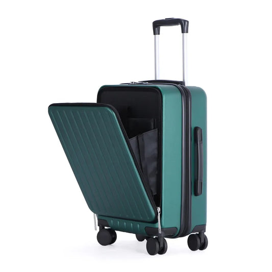 JMT-909578 Custom Logo 4-Wheel ABS Trolley Suitcase with Laptop Compartment for Travel