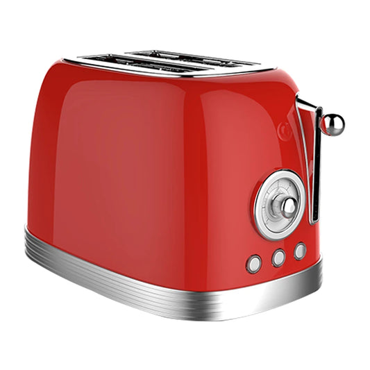 JMT-917258 Extra Wide Slot 2-Slice Toaster with Reheat, Defrost, Cancel Functions and 6 Browning Levels in Retro Design