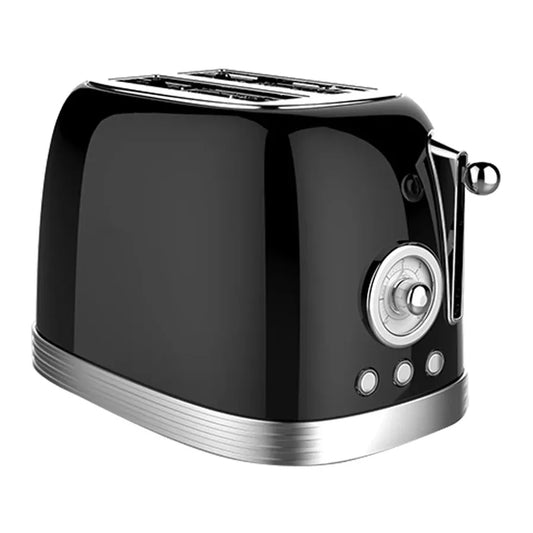 JMT-917258 Extra Wide Slot 2-Slice Toaster with Reheat, Defrost, Cancel Functions and 6 Browning Levels in Retro Design