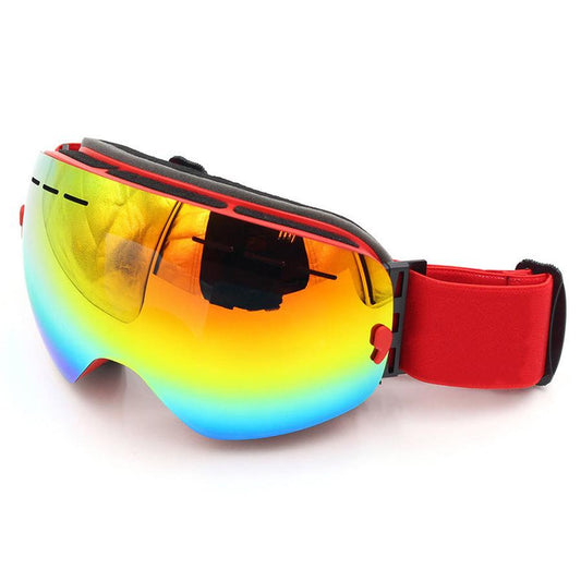 JMT-918474 Dual Layer Anti-Fog Skiing Goggles with Mirror Lens
