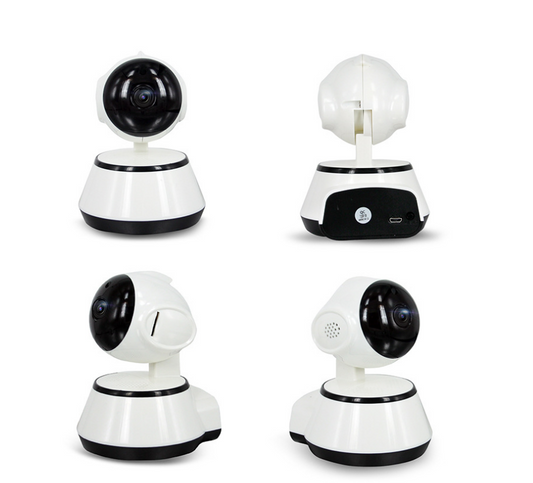 JMT-931018 Wireless Home Surveillance Camera with WiFi, Card Reader, and 1MP Wide-Angle Panorama
