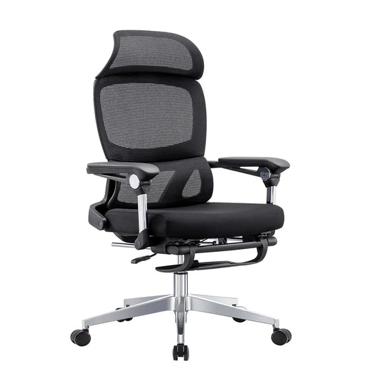 JMT-939594 Ergonomic Full Mesh Office Chair with Footrest for Modern Workspaces