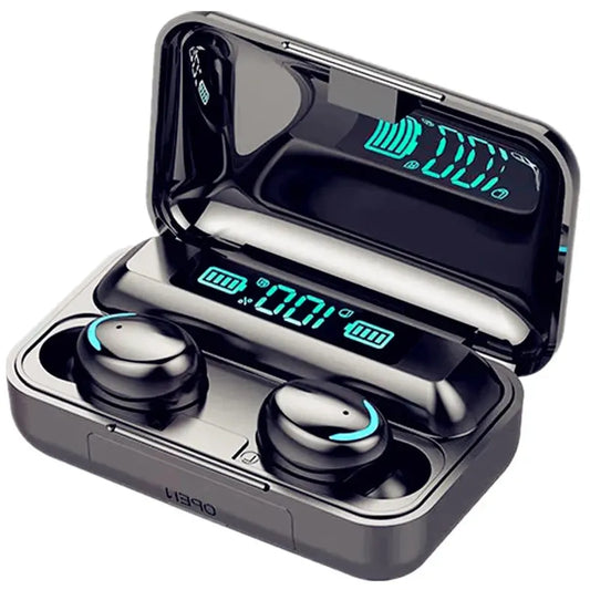 JMT-945098 Waterproof Wireless Gaming Earbuds with LED Display – Model F9-5 for Mobile Phones