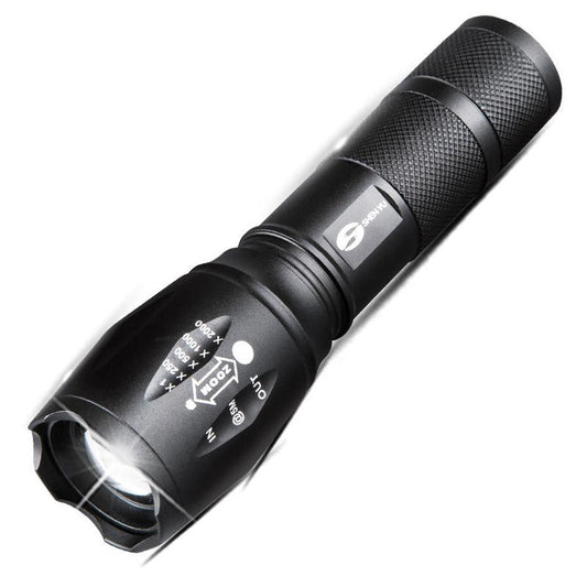 JMT-953738 High-Performance Aluminum Alloy LED Flashlight with 18650 Battery, Super Bright T6 Outdoor Light