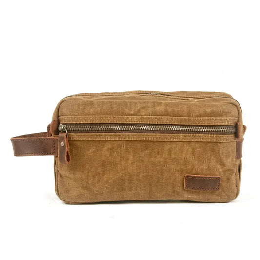 JMT-965066 Unisex Portable Canvas Travel Toiletry and Cosmetic Storage Bag