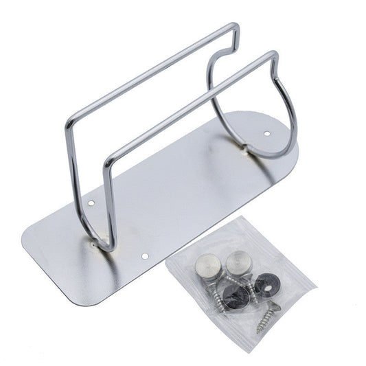 JMT-981962 Electric Hair Clipper Holder Rack - Stainless Steel Stand for Barbershops and Home Use in Silver and Gold