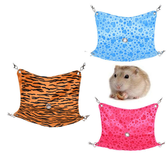 JMT-988746 Super Soft Pet Hammock with Unique Bottom Hole Design for Hamsters, Chinchillas, Ferrets and More