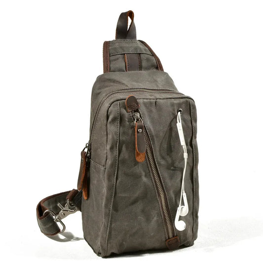 JMT-993226 Large Capacity Canvas Crossbody Bag for Men