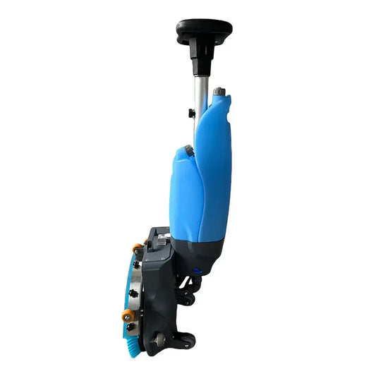 JMT-994954 18-Inch Walk-Behind Floor Scrubber with Lithium Battery and Ergonomic Handle for Tile Cleaning