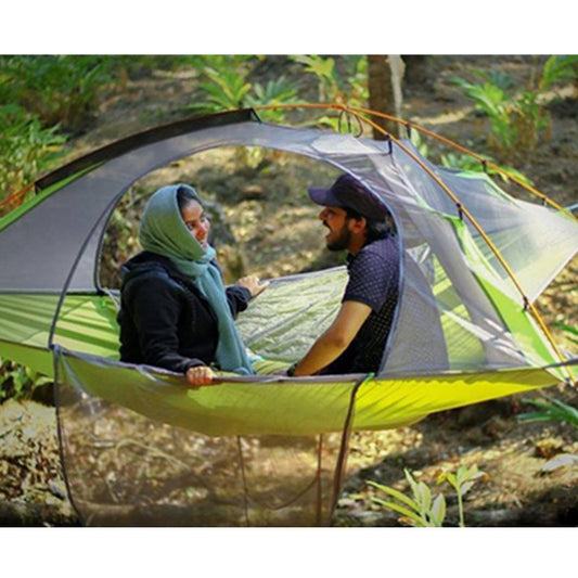 JMT-995338 Elevate Your Outdoor Experience with an Off-Ground Hanging Tent for Camping and Adventure