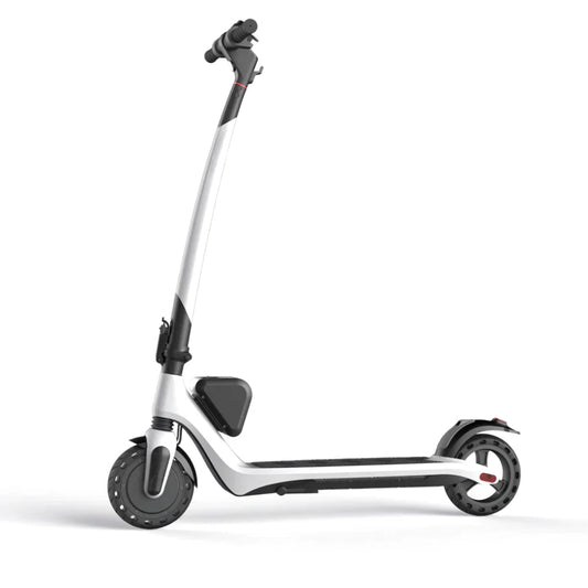 MX-A3 Plus 27.9 Miles 36V 13Ah 468Wh 350W Single-Motor Drive Extended-Range Foldable Electric Scooter - White