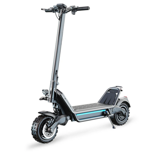 MX-E6M 54.9 Miles 60V 31.5Ah 1890Wh 3200W Dual-Motor Drive Long-Range Off-Road Electric Scooter - Black