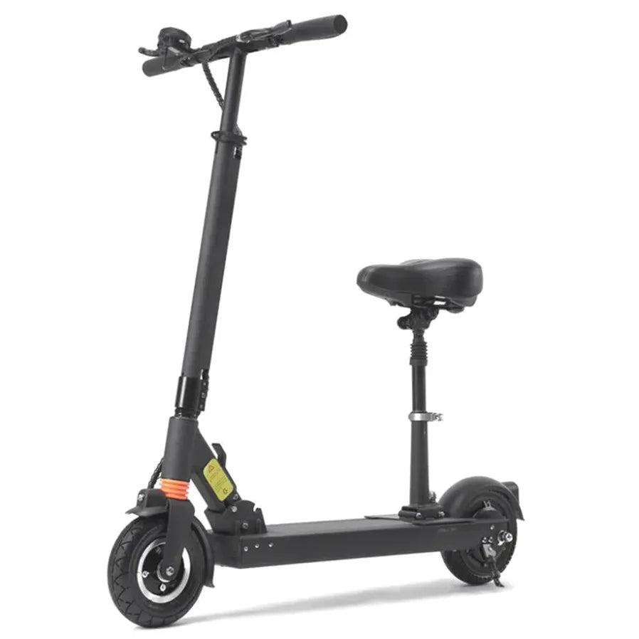 MX-F5S 36.9 Miles 36V 18Ah 648Wh 350W Single-Motor Drive Extended-Range Foldable Electric Scooter - Black