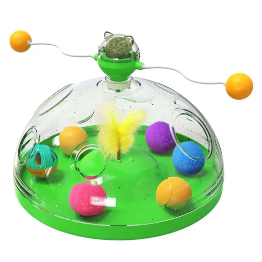JMT-318346 Interactive Spinning Cat Toy for Engaging Play and Training