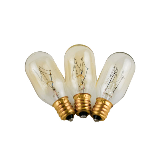 JMT-566538 Clear Small Lighting Bulb T20 T22 T25 T28 E10 E12 E14 B22 E27 5W to 40W Options