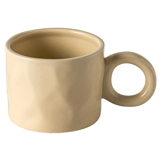 JMT-356746 Large Capacity Ceramic Coffee Mug with Handle - 450ml for Coffee, Tea and Beverages