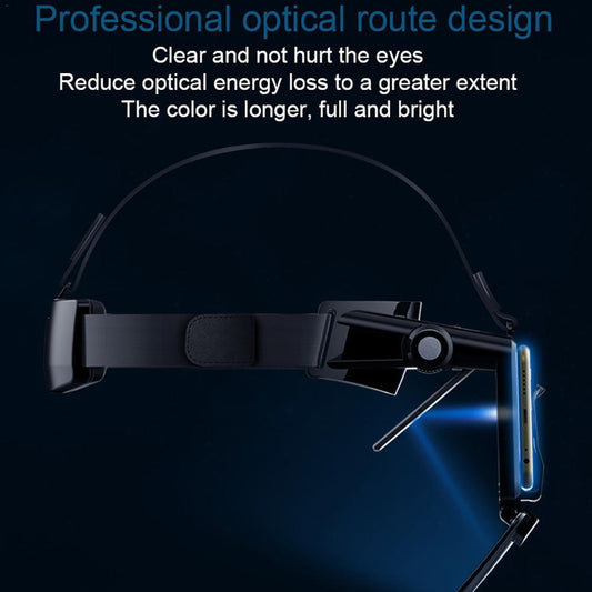 JMT-916445 Portable VR Glasses for 4.7-6.3 Inch Smartphones - High Definition 2.8x Magnification, Foldable Design